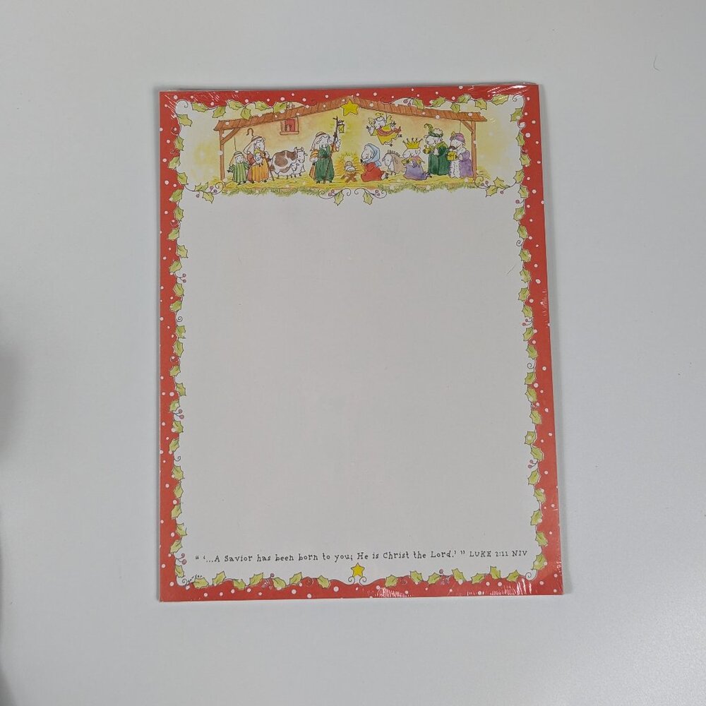Dayspring Nativity Scene Christmas Holiday Stationary 8.5" x 11" Printer Paper
